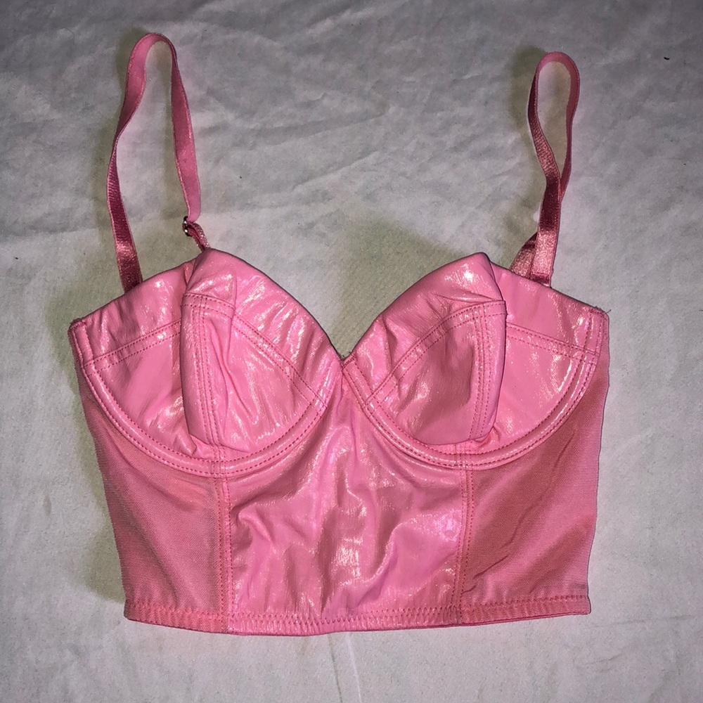 pink corset asos